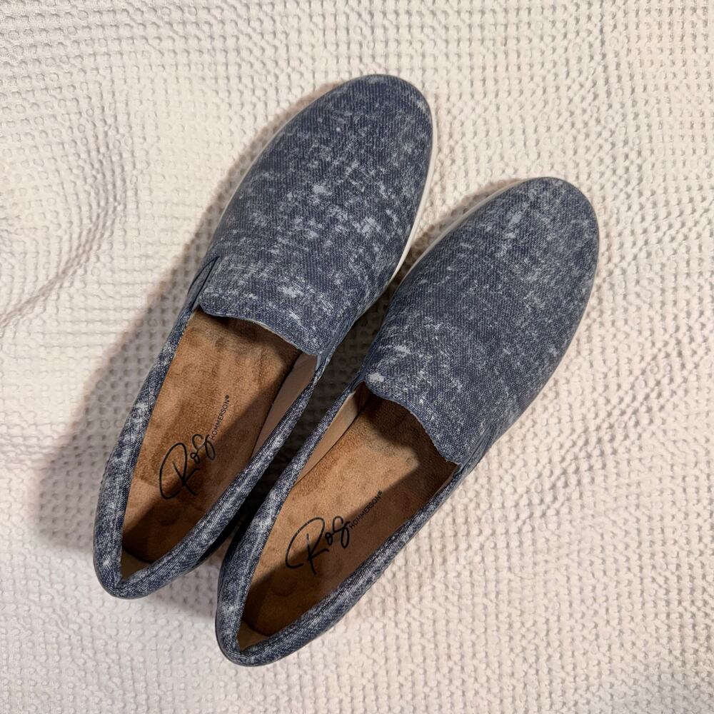 Ros Hommerson Orleans Women’s Blue Jean Slip on Loafers